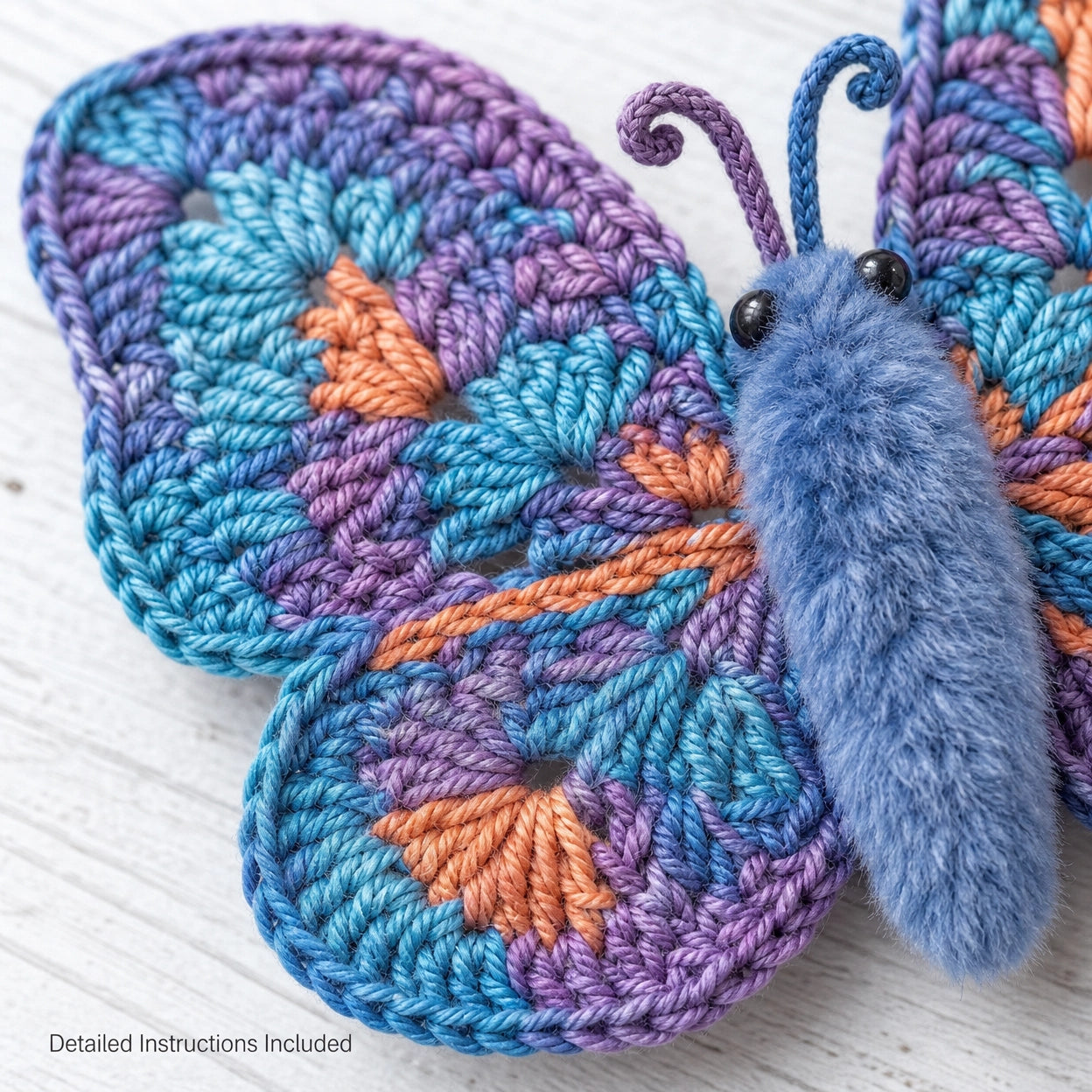 Crochet Butterfly Pattern Bundle 
Easy Amigurumi Butterfly PDF, Instant Download